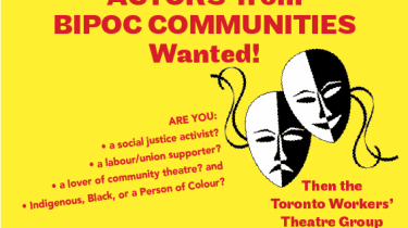 ACTORS from BIPOC COMMUNITIES Wanted!