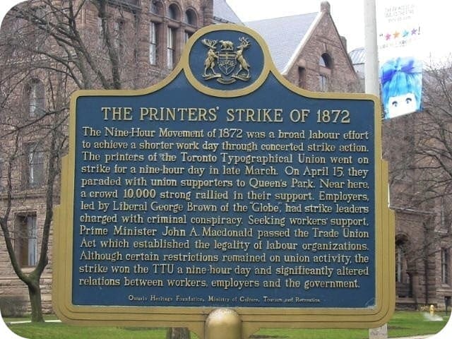 queens-park-plaque-printer-strike-1872