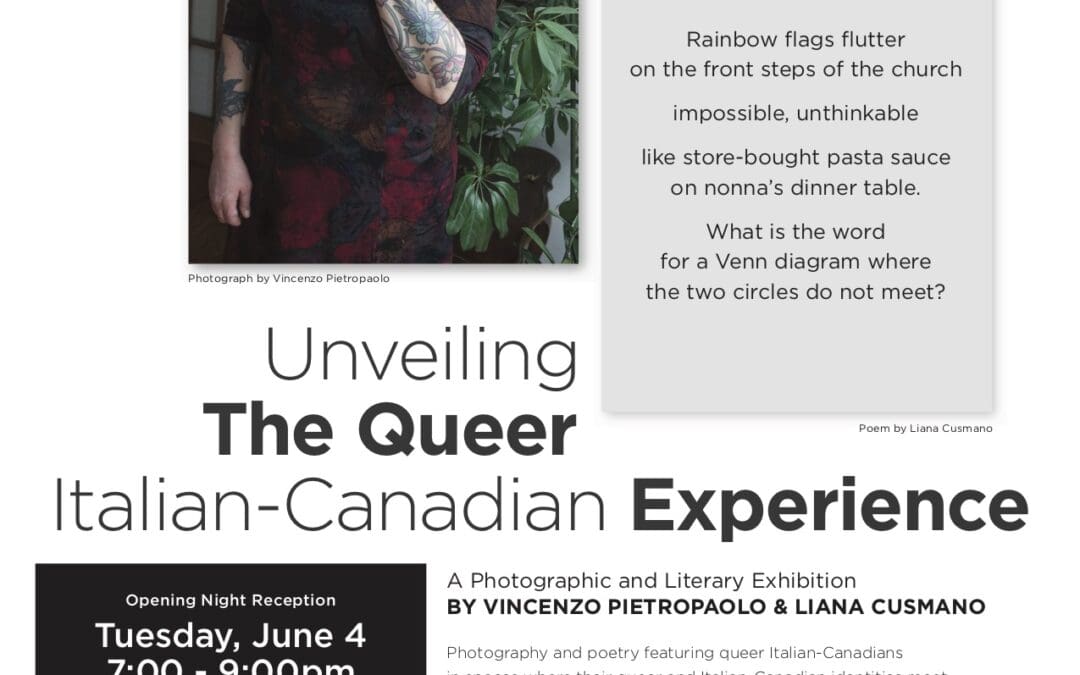 Unveiling the Queer Italian-Canadian Experience